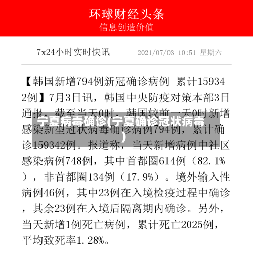 宁夏病毒确诊(宁夏确诊冠状病毒)-第2张图片