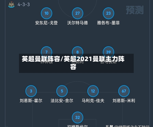英超曼联阵容/英超2021曼联主力阵容-第2张图片