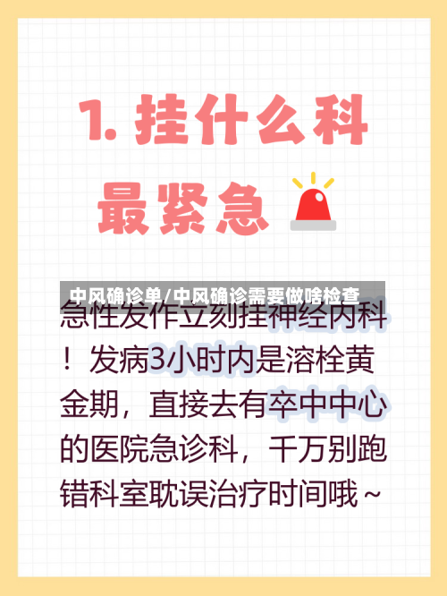 中风确诊单/中风确诊需要做啥检查-第3张图片