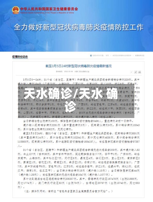 天水确诊/天水 确诊
