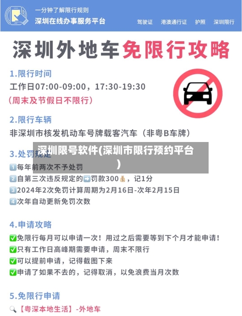 深圳限号软件(深圳市限行预约平台)-第2张图片