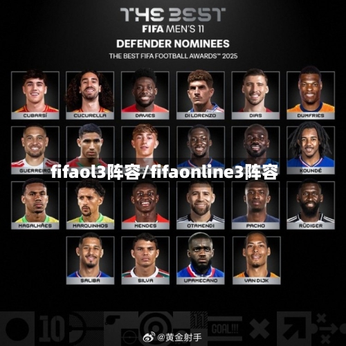 fifaol3阵容/fifaonline3阵容