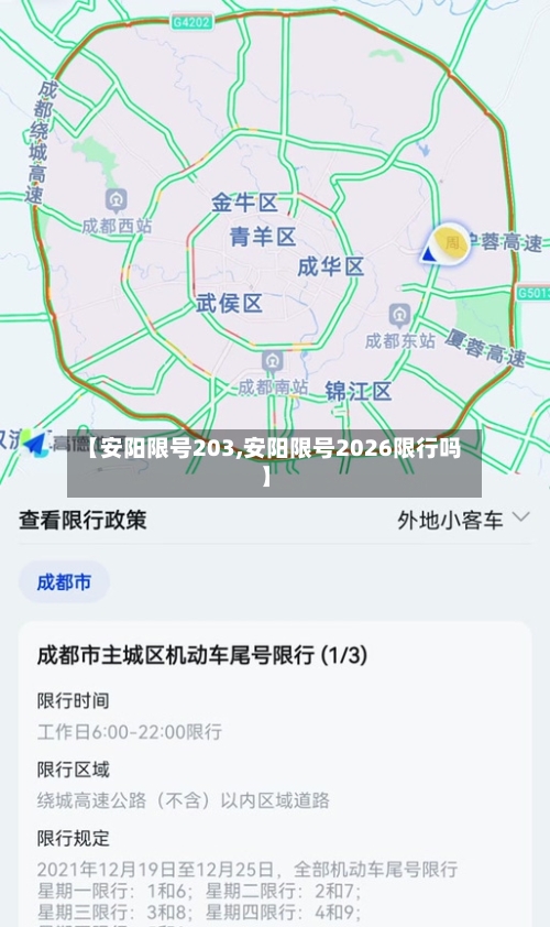 【安阳限号203,安阳限号2026限行吗】