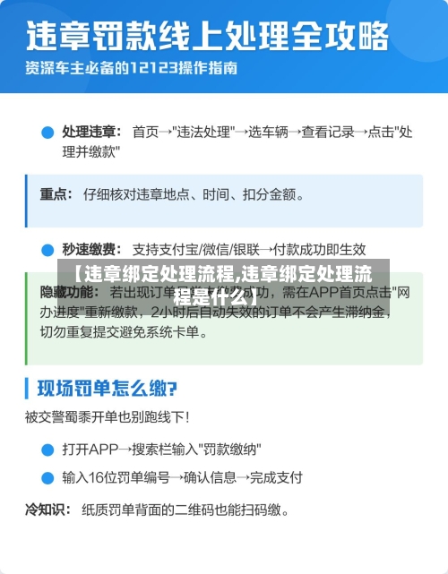 【违章绑定处理流程,违章绑定处理流程是什么】