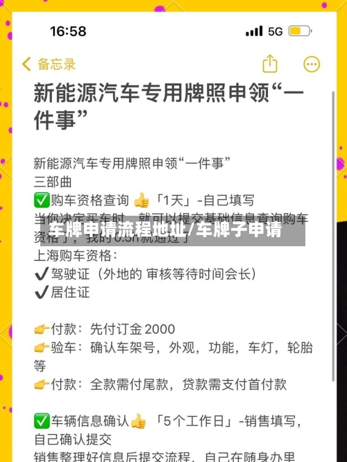 车牌申请流程地址/车牌子申请-第2张图片