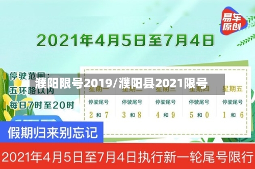 濮阳限号2019/濮阳县2021限号