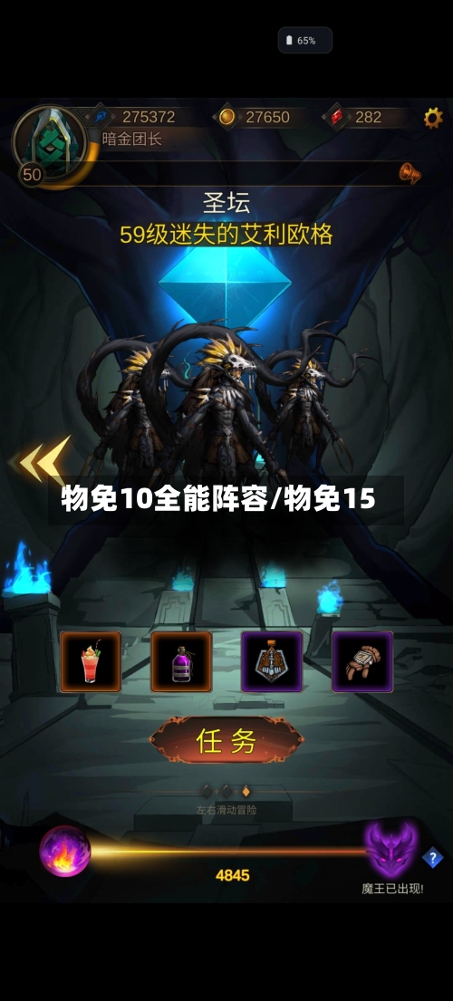 物免10全能阵容/物免15