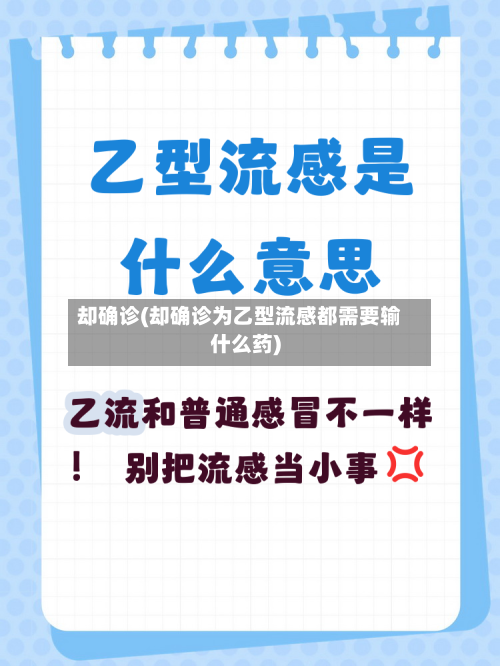 却确诊(却确诊为乙型流感都需要输什么药)-第2张图片