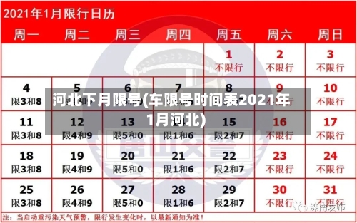 河北下月限号(车限号时间表2021年1月河北)-第2张图片