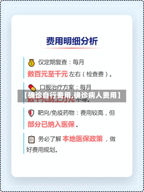 【确诊自行费用,确诊病人费用】