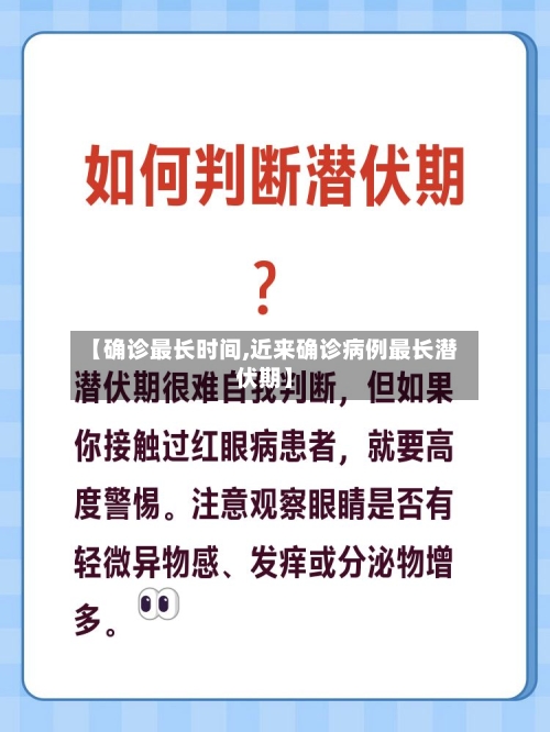 【确诊最长时间,近来确诊病例最长潜伏期】