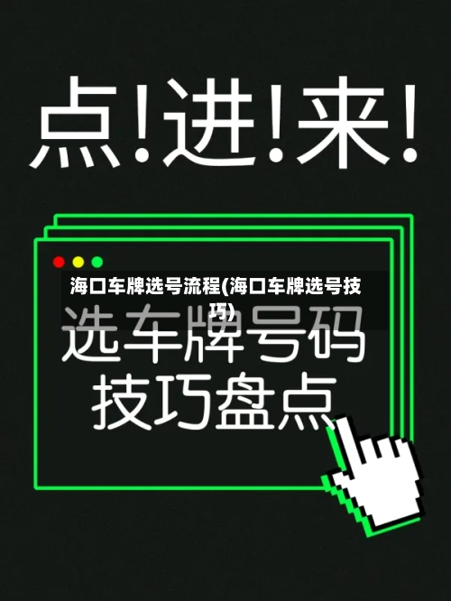 海口车牌选号流程(海口车牌选号技巧)-第2张图片