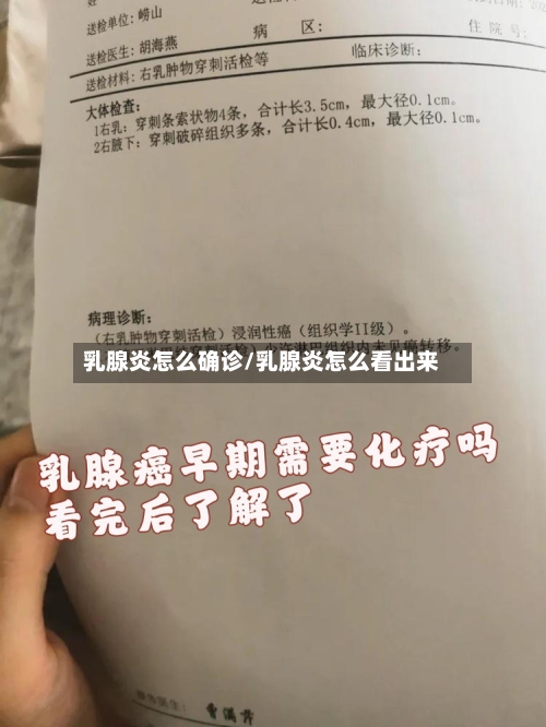 乳腺炎怎么确诊/乳腺炎怎么看出来
