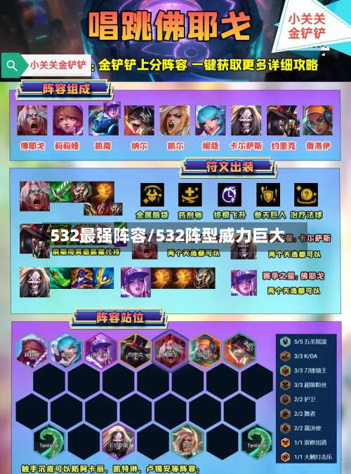 532最强阵容/532阵型威力巨大-第3张图片