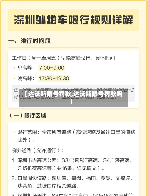【达沃斯限号罚款,达沃斯限号罚款吗】