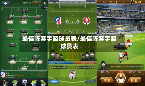 最佳阵容手游球员表/最佳阵容手游球员表