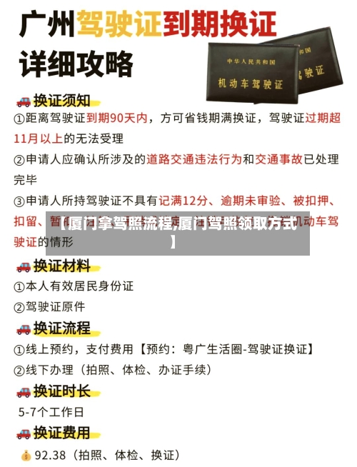 【厦门拿驾照流程,厦门驾照领取方式】-第2张图片