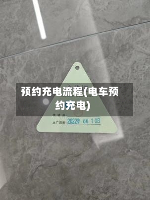 预约充电流程(电车预约充电)-第2张图片