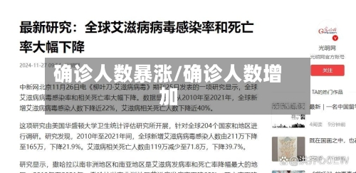确诊人数暴涨/确诊人数增加