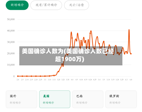 美国确诊人数为(美国确诊人数已经超1900万)-第3张图片