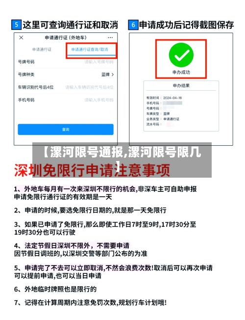 【漯河限号通报,漯河限号限几】
