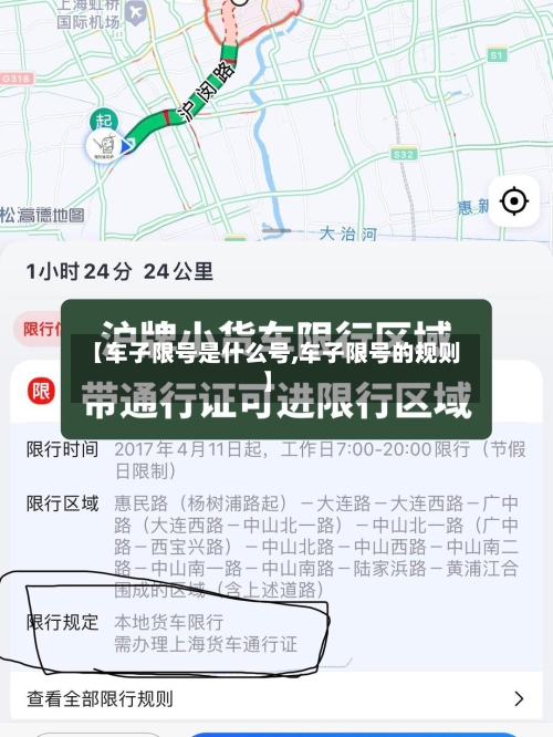 【车子限号是什么号,车子限号的规则】