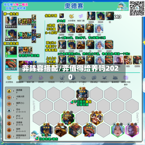 弈阵容搭配/弈值得培养吗2020