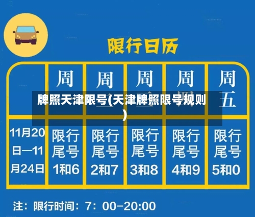 牌照天津限号(天津牌照限号规则)-第2张图片