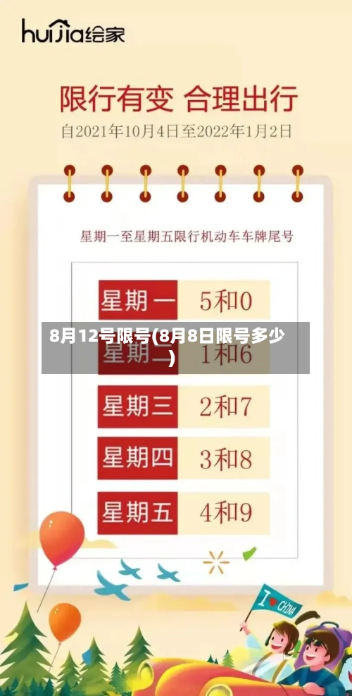 8月12号限号(8月8日限号多少)-第2张图片