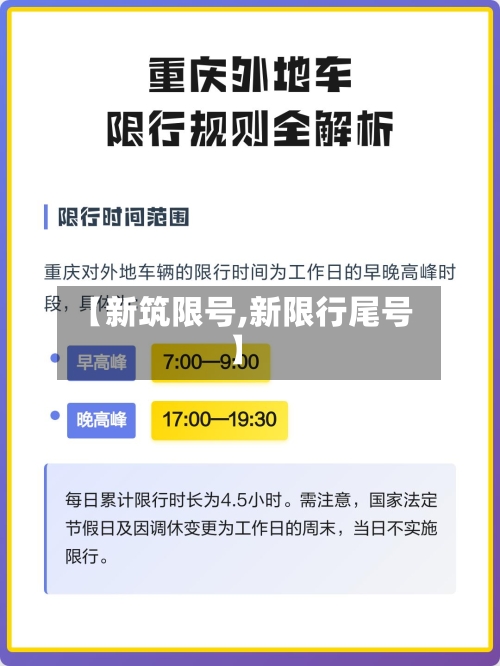 【新筑限号,新限行尾号】-第2张图片