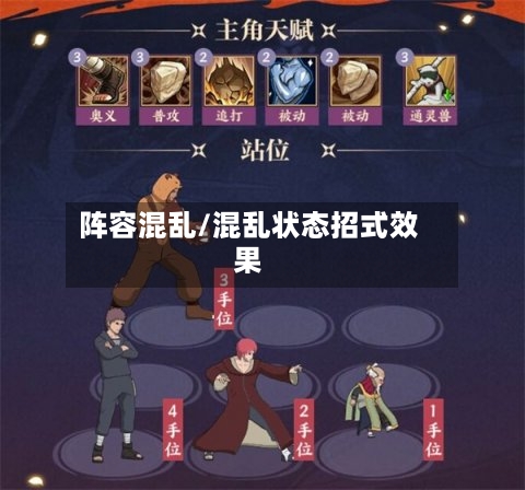 阵容混乱/混乱状态招式效果