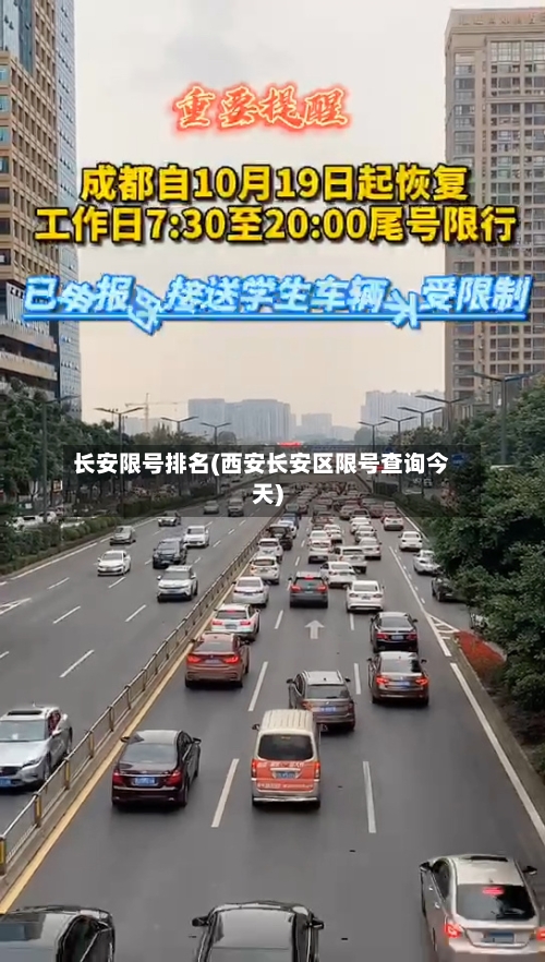 长安限号排名(西安长安区限号查询今天)-第3张图片