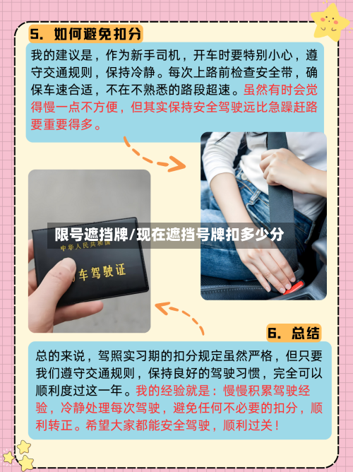 限号遮挡牌/现在遮挡号牌扣多少分-第3张图片