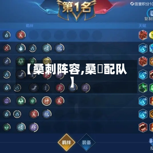 【桑刺阵容,桑榑配队】-第2张图片