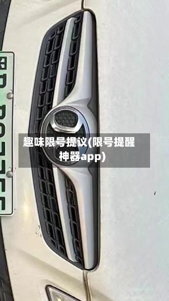 趣味限号提议(限号提醒神器app)-第2张图片