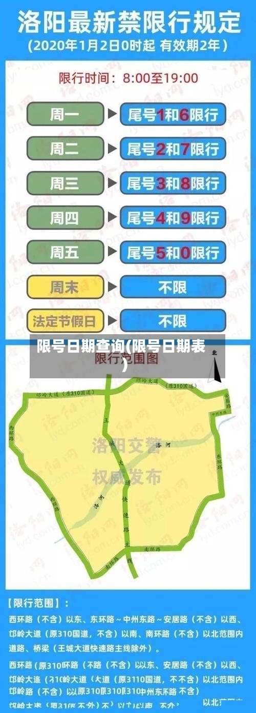 限号日期查询(限号日期表)