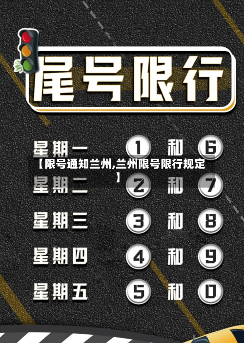 【限号通知兰州,兰州限号限行规定】