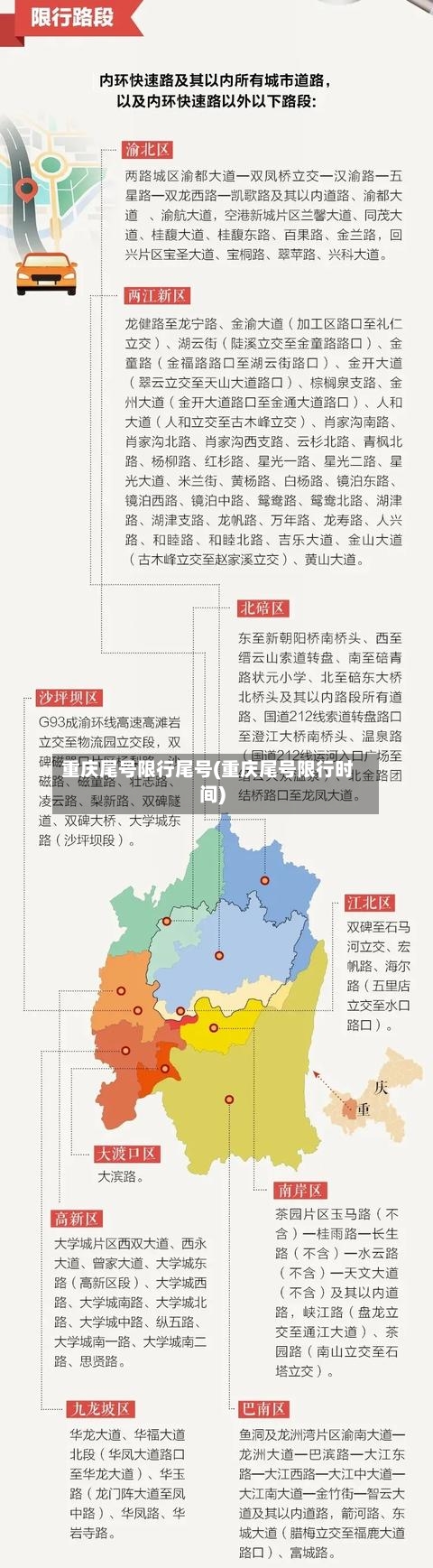 重庆尾号限行尾号(重庆尾号限行时间)