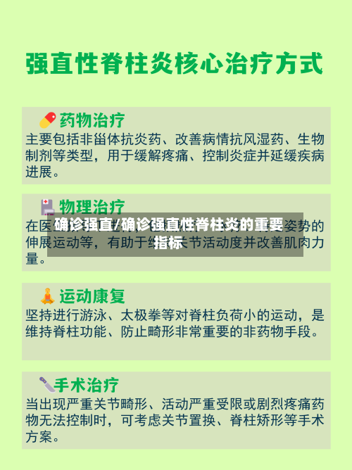 确诊强直/确诊强直性脊柱炎的重要指标