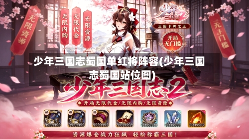 少年三国志蜀国单红将阵容(少年三国志蜀国站位图)