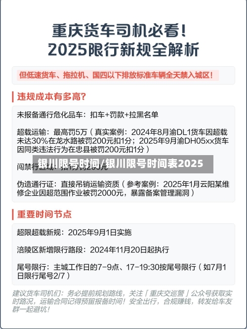 银川限号时间/银川限号时间表2025-第3张图片