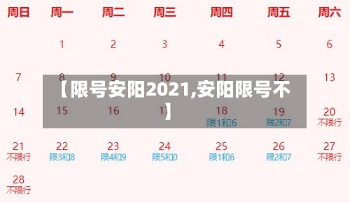 【限号安阳2021,安阳限号不】