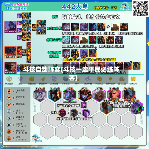 斗技自动阵容(斗技一速平民必练阵容)