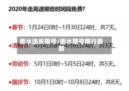 衡水违反限号/衡水限号限行最新