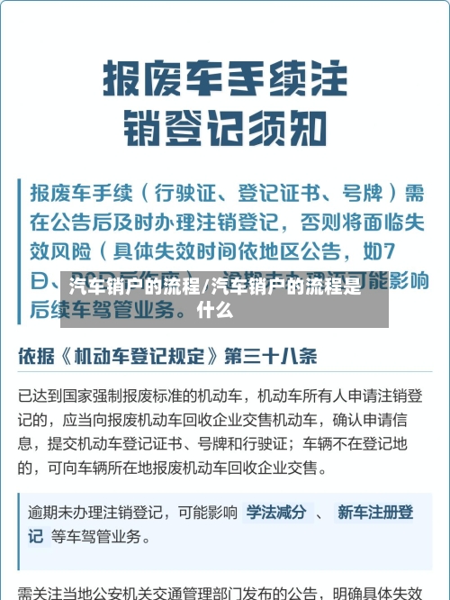 汽车销户的流程/汽车销户的流程是什么