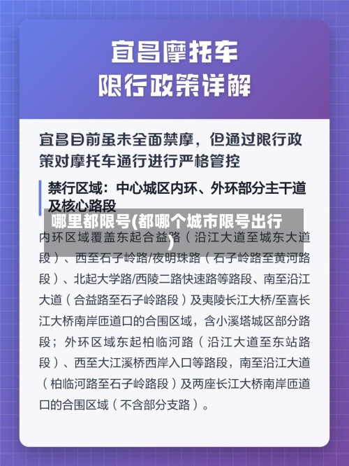 哪里都限号(都哪个城市限号出行)-第2张图片