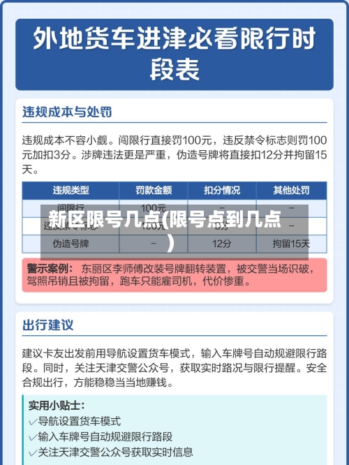 新区限号几点(限号点到几点)-第2张图片