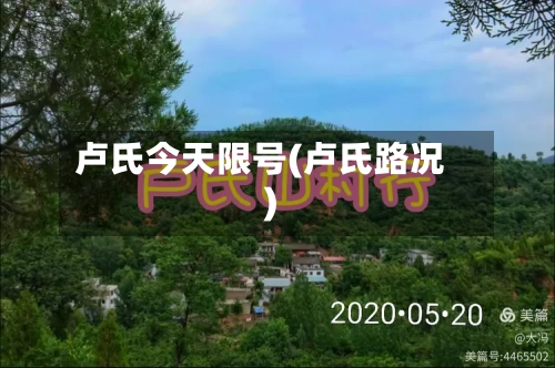 卢氏今天限号(卢氏路况)