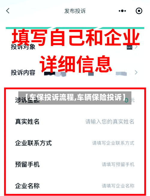 【车保投诉流程,车辆保险投诉】-第3张图片