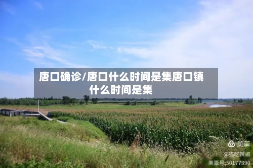 唐口确诊/唐口什么时间是集唐口镇什么时间是集